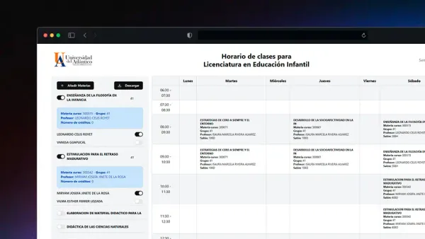 Mi horario